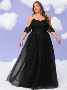 Women Plus Size Elegant Evening Dress Formal Maxi Wedding Dresses
