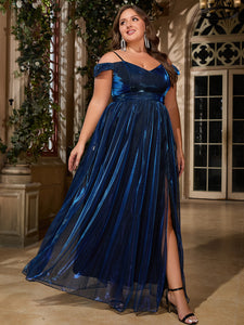 Women Plus Size Elegant Off the Shoulder Evening Dresses for Wedding Guest Party Gowns