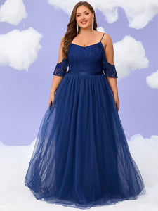Women Plus Size Elegant Evening Dress Formal Maxi Wedding Dresses