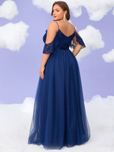 Women Plus Size Elegant Evening Dress Formal Maxi Wedding Dresses