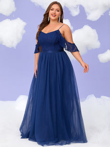 Women Plus Size Elegant Evening Dress Formal Maxi Wedding Dresses