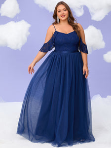 Women Plus Size Elegant Evening Dress Formal Maxi Wedding Dresses