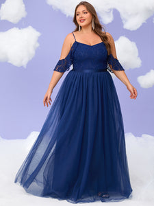 Women Plus Size Elegant Evening Dress Formal Maxi Wedding Dresses