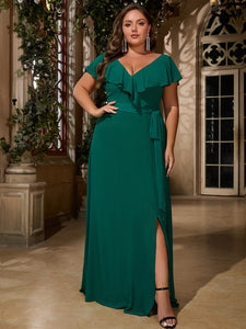 Women Plus Size Elegant Bridesmaid Dresses for Wedding Guest Party Maid of Honor
