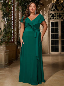 Women Plus Size Elegant Bridesmaid Dresses for Wedding Guest Party Maid of Honor