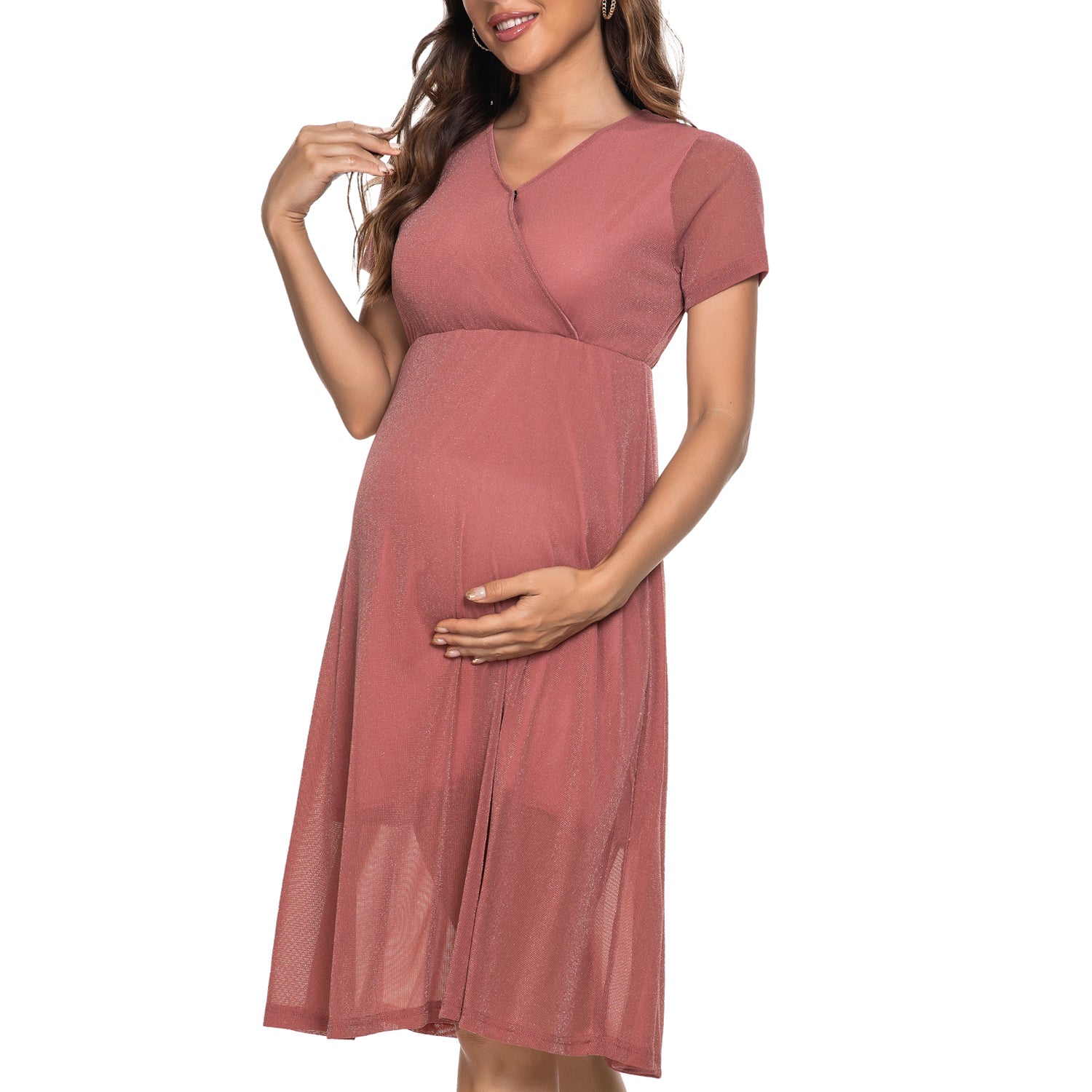 Wrap Maternity & Nursing Dress